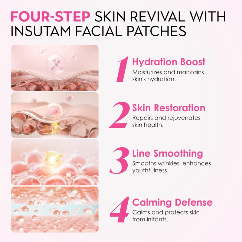 Insutam Forehead Wrinkle Patches for Anti-wrinkles: Overnight Face Wrinkles Patches