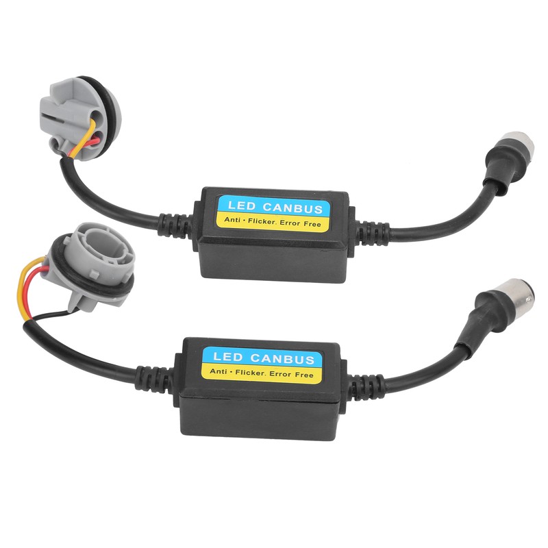 2pcs 1157 LED Decoder 5W 12-24V Load Resistor Flash Warning