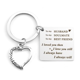 Husband Gifts,Gifts for Husband,Husband Birthday Gifts,Valentines Day Gifts,Gifts for Husband Christmas,Husband Gifts from Wife,Gifts Anniversary for Him,Keyring for Men,Husband Christmas Gifts