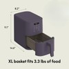 bella 4Qt Slim Air Fryer, Fits-anywhere™ Kitchenware, EverGood™ Ceramic Nonstick