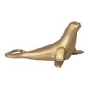 Creative Co-Op Seal Shaped Bottle Opener, Antique Gold
