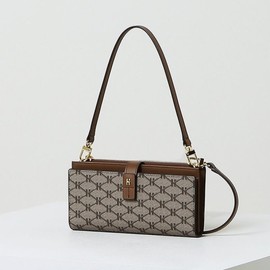 Hazzys (광주신세계)HAZZYS ACC 브라운 로고장식 가죽 장지갑 HIWA5F895W2 (Hanjin Shinsegae) HAZZYS ACC Brown Logo Decoration Leather Long Wallet HIWA5F895W2
