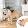 Inflatable Dog Cone Collar with Enhanced Anti-Licking, Soft Neck Donut