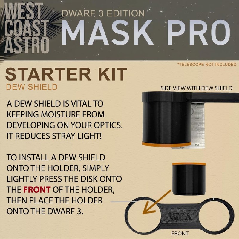 Dwarf 3 - MASK PRO System Starter Kit (Bahtinov Mask,