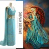 C_EDITION Daenerys Costume Mother of Dragons Fancy Dress Qarth Dany