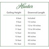 Hunter 26317 24-Inch Downrod, White