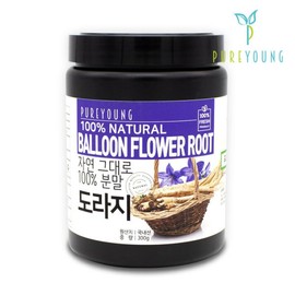 Pure Young Domestic Bellflower Powder 300g Bellflower Powder Bellflower Collection / 퓨어영 국산 도라지가루 300g 도라지분말 도라지모음