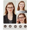 EYEURL 5-Pack Cat Eye Reading Glasses for Women Oversized Blue