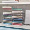 Unbranded Stackable Clear Plastic CD Organizer with Rubber Feet |