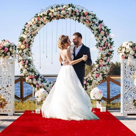 FANPROMS Red Aisle Runner for Wedding Ceremony 4x25 FT Carpet Runner for Party Wedding Aisle Runner Velvet Aisle Runner Wedding Runner Floor Carpet Rugs Aisle Runway for Birthday Party Aisle Runway