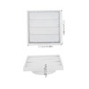 LIFKOME White Dryer Vent Cap Durable Plastic Exhaust Cover with