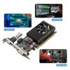 QTHREE GT 730 Graphics Card 4GB DDR3 128-Bits DVI-I/HDMI/VGA Low