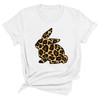 Leopard Bunny Happy Easter Premium Unisex T-Shirt