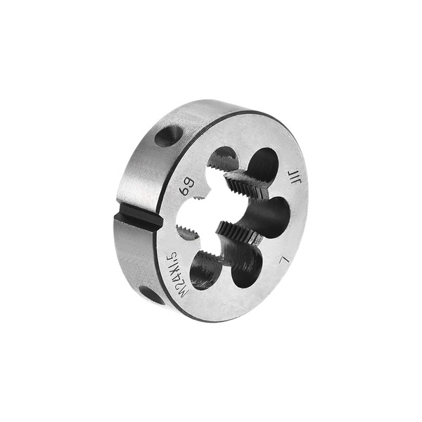 uxcell Round Cutting Dice, Threading Dice, M24 x 1.5, Metric,
