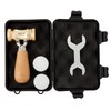 HONGDUI KM18 Woodworking Brass Chisel Mallet, 22Ounce Mallet Hammer with