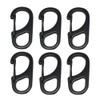 Bytiyar Small Carabiner Clips 1.85inch (47mm) Metal Snap Hooks with