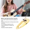 Boat Guitar Output Jack Gold Metal Electric Guitar Pickup Output