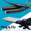 AIRVOICE General Aviation GA Plugs to 6 Pin Lemo Headset