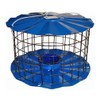 Erva Starling-Proof Barrier Guard Bluebird Feeder with Glass Mealworm Cup