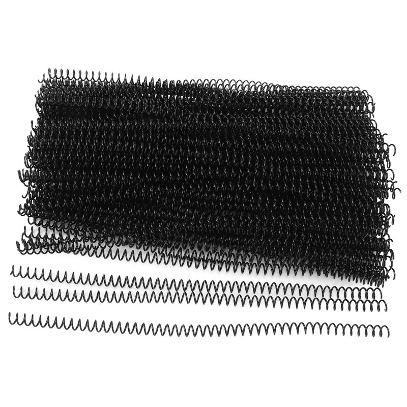 100PCS Spiral Binding Coils 48 Loops 4:1 Pitch A4 Paper