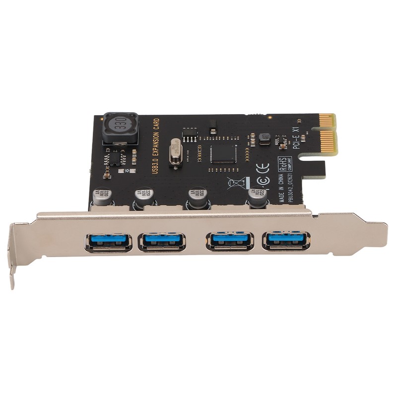 PCI E to USB 3.0 Expansion Card 4 Ports 5Gbps