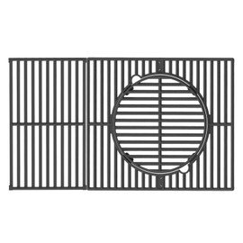 Monument Grills Outdoor Round BBQ Porcelain-Coated Cast Iron Cooking Grate Replacement for 4-Burner Grill Mesa 400, 25392