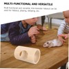 VILLFUL Bamboo Hamster Tube Safe Tasteless Pet Tunnel for Chewing