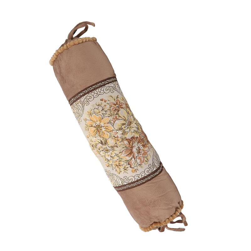 Foot Massage Cylinder Pillow Detachable Soft Foot Embroidery Cylinder Pillow
