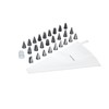 KitchenCraft Sweetly Does It Piping Bag and Nozzles, Gift Boxed,