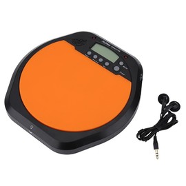 Alomejor Electronic Drum Pad Digital Exercise Metronome Drum Machine with LCD Display Headphones for Training Practice Electronic Drum