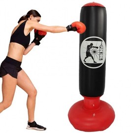 Indoor/Outdoor Standing Punching Bag for Boxing, Sports, Fitness, and Exercise 160cm