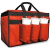 FRESHIE Insulated Food Delivery Bag with Cup Holders/Drink Carriers Premium,