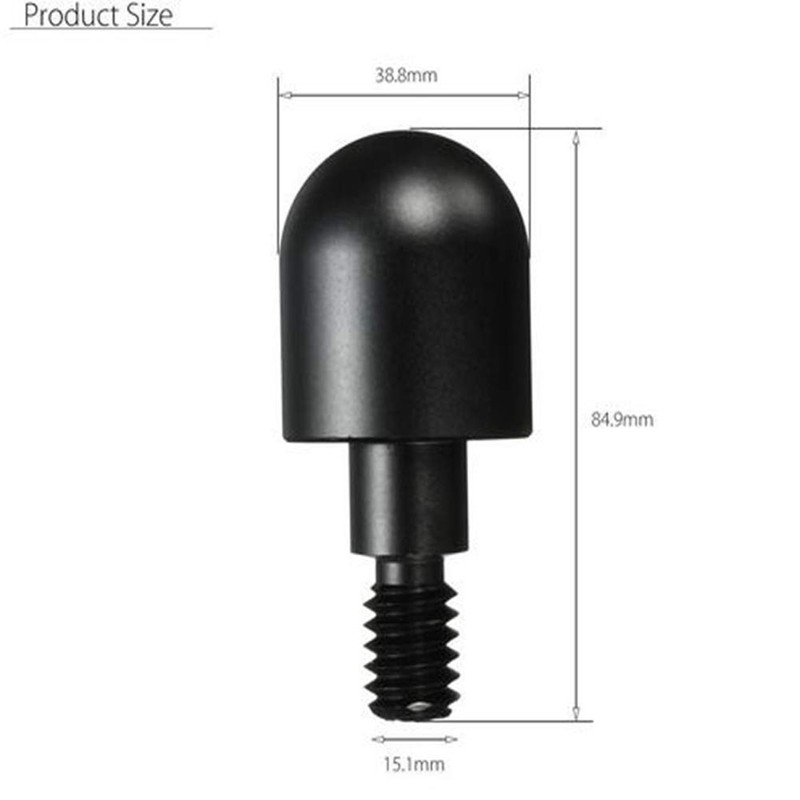 C-FUNN 1pc Car Rear Bumper Round Nail Guard Protectors Anti