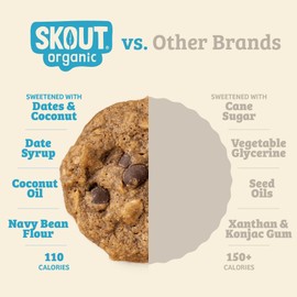 Skout Organic Oatmeal Chocolate Soft Baked Cookies (3 Pack) | Soft Baked Cookies | Plant-Based | Vegan | Gluten, Dairy, & Soy Free