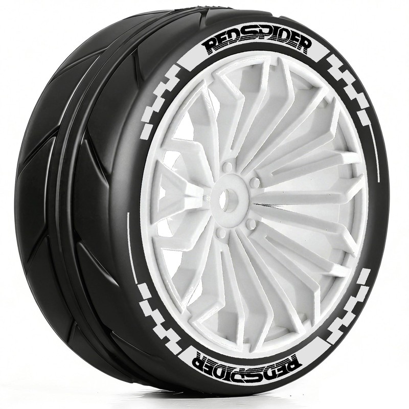 1/10 RC Car Tires and Wheels Set, On-Road Touring &