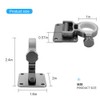 SHARRA Pack of 2 Parasol Stand Parasol Wall Mounted Balcony