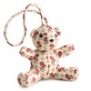 Premium Cotton Bitty Bear Bag Charm, Rachel Ditsy, One Size