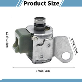 Aynaxcol A340 AW4 Transmission TCC Lock Up Solenoid 85420-22080 Shift Solenoids Kit 85420-30110 Replacement for Jeep Cherokee 1987-2001 Replacement for Lexus Toyotaa Replace# 35250-50030