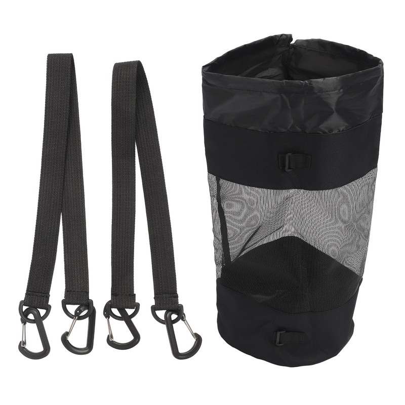 Boat Trash Can Large Capacity Easy to Use Hoop Mesh