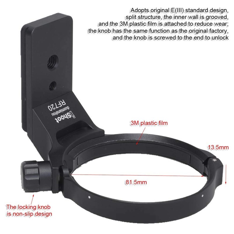 iShoot Tripod Clamp Tripod Ring Lens Mounting Tripod Holder Ring