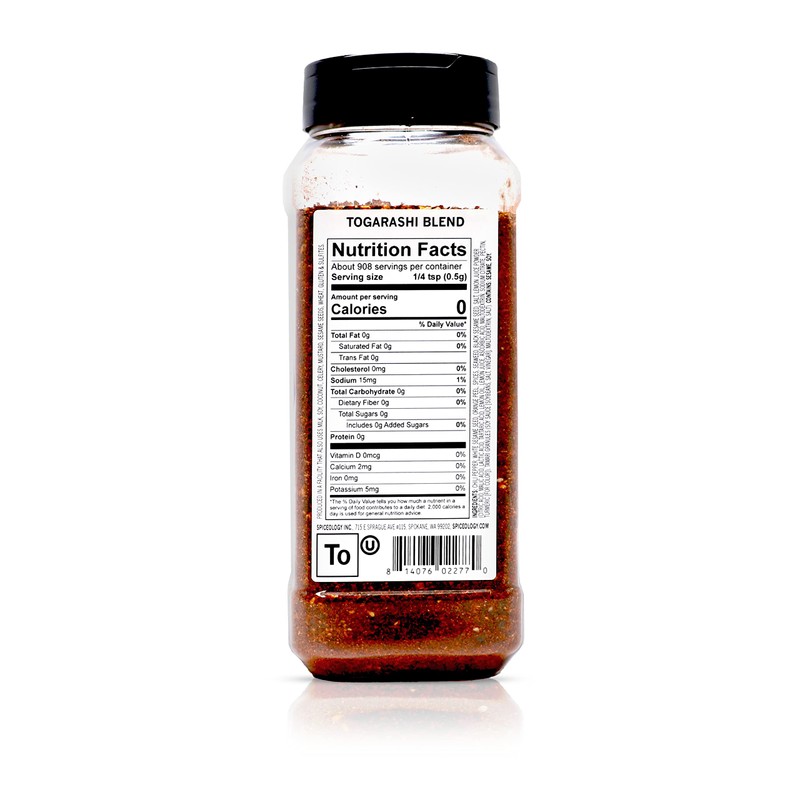 Spiceology - Togarashi Japanese 7 Spice Blend - Gluten-Free Japanese