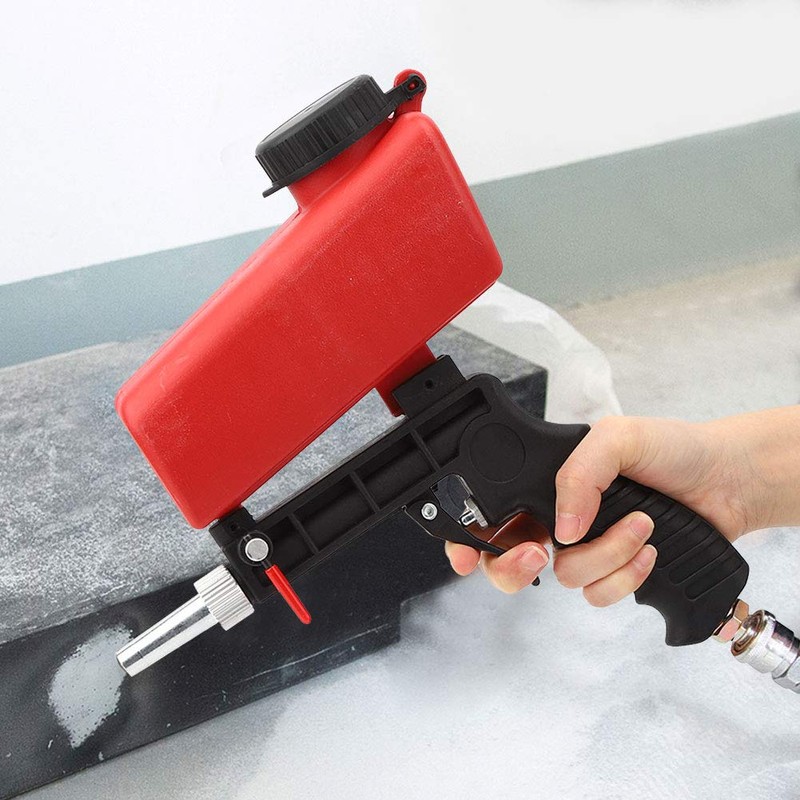 Pneumatic Sand Blaster Sand Blaster Mini Hand Saning Blaster Red