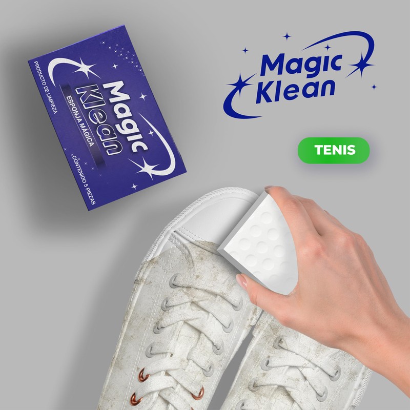 Magic Klean – Esponja MÁGICA Borrador de Manchas, Elimina rayones