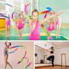 Pack of 18 Children's Dance Bands, Gymnastics Band with Rod