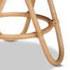Baxton Studio Rinjani Natural Rattan End Table