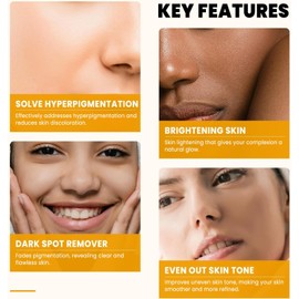 PIPIHUA Lemon Turmeric Kojic Acid Soap for Face Body With Kojic Acid Powder Vitamin C, Retinol, Collagen Dark Spot Soap Bar 10.58OZ