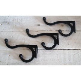 Lilienburg Set of 3 Coat Hooks Wall Coat Hooks Metal Nostalgia Solid Heavy Quality