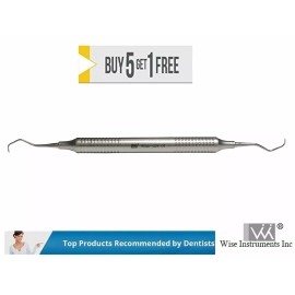 Wise Instruments Dental Gracey Curette 3/4 Dental Scaler & Curette by Wise instruments