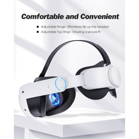 SUPERUS Head Strap & Controller Grips Cover for Meta Quest 3S/Quest 3, Enhanced Head Comfort and Provides Protection for The Grips