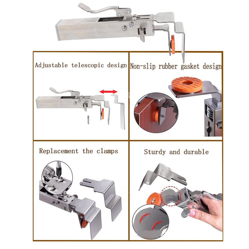 Drawer Front Installation Clamp, Adjustable Drawer Fixing Clamp, Stainless Steel